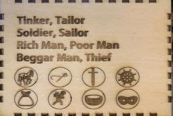 rich man poor man game|tinker tailor song.